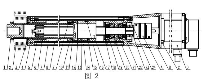 直線式電動缸的結構圖