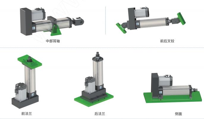 伺服電動缸的安裝方式和伺服電動缸的安裝附件