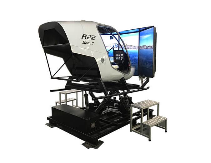 伺服電動缸的運用案例1:飛行模擬器