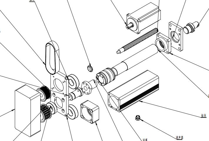 深圳電動缸廠家:折返式電動缸的結構說明